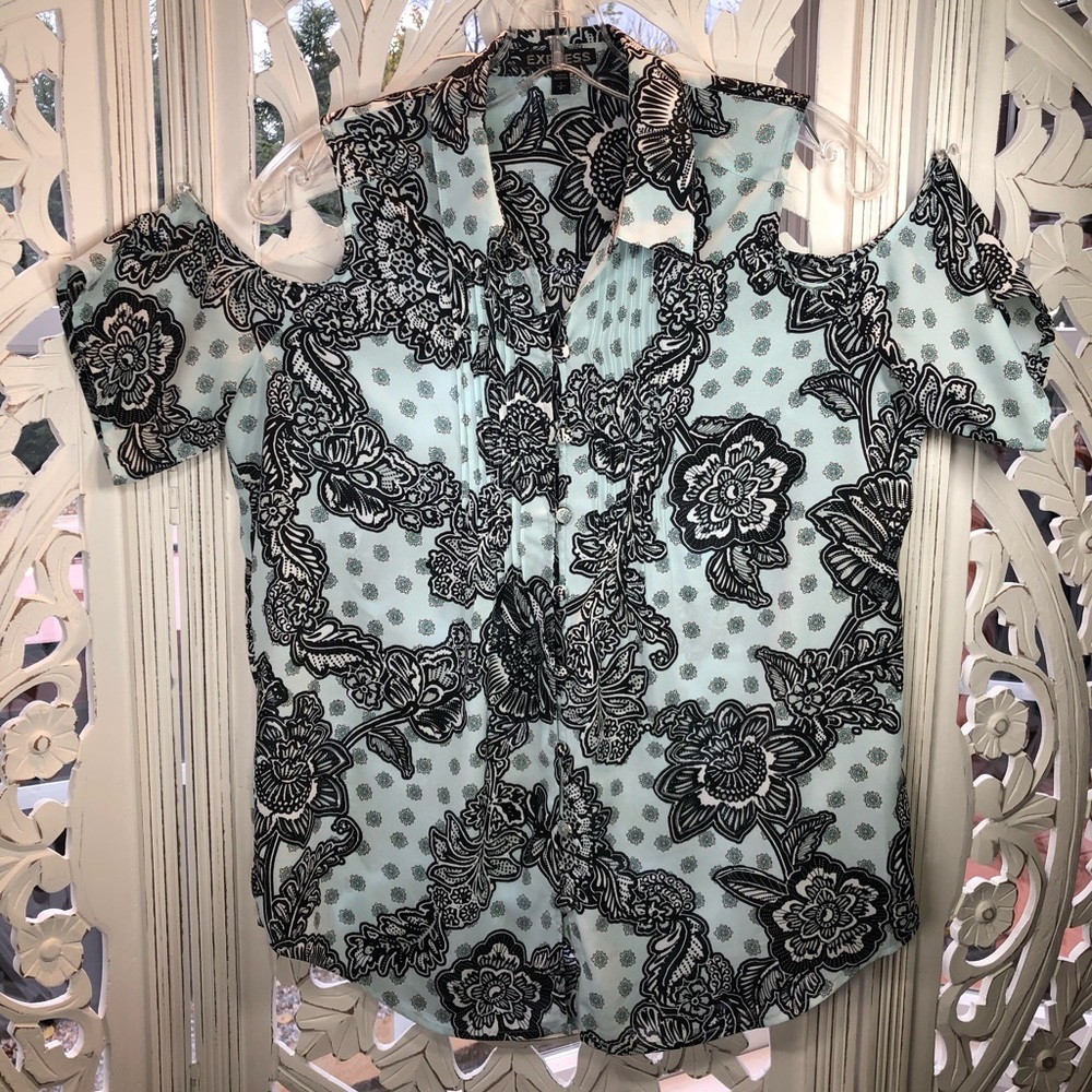 EXPRESS off the shoulder blouse.